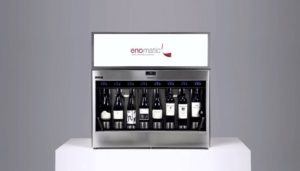 Enomatic wine dispenser digital display