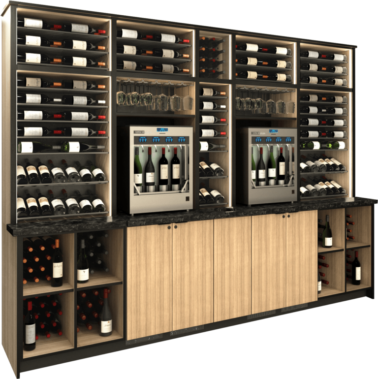 Picture Idea: Introducing Wine Serving Station Cabinets For Enomatic
