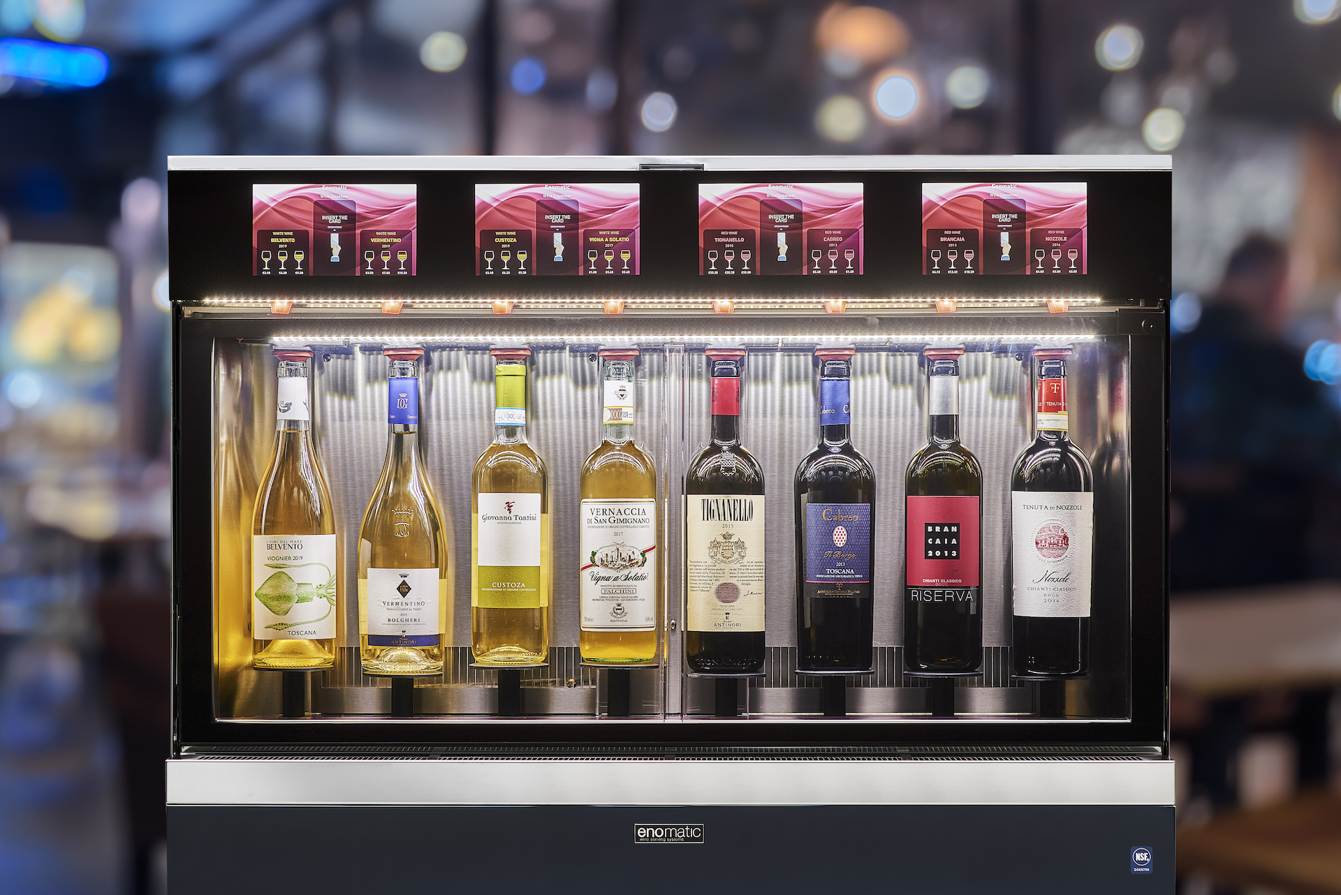 Enomatic wine dispenser Unica 8-Bottle introduction