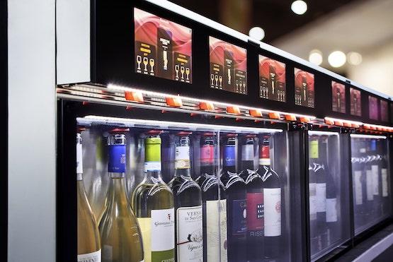 Unica Wine Dispenser LED front panel