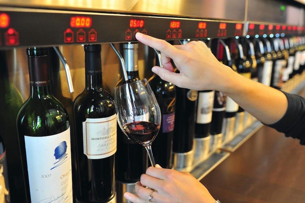 Enomatic Classic wine dispenser at W.I.N.O.