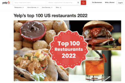 Yelp 2022 Top 100 Restaurants with Enomatic Wine Dispenser