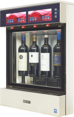 Unica Start Enomatic 4-bottle wine dispenser sideview