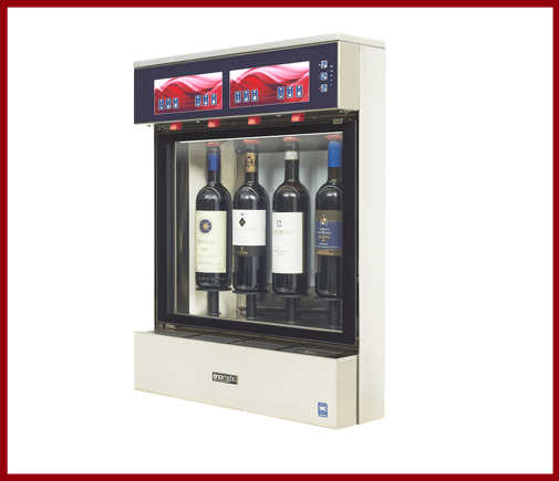 Enomatic wine dispenser Unica START 4 Bottle assistance